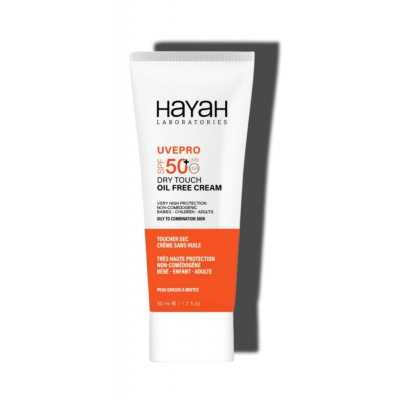 HAYAH LABORATORIES UVEPRO DRY TOUCH CREAM SPF 50+ OILY TO COMBINATION SKIN 50 ML